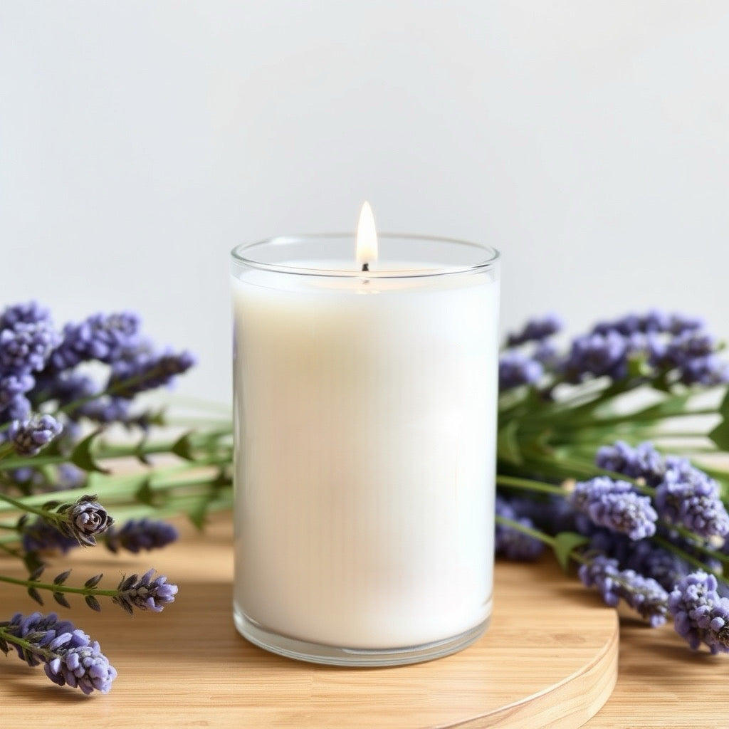 Lavender Driftwood Aromatherapy Candle